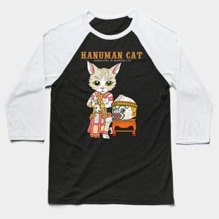 Hanuman Cat Baseball T-Shirt